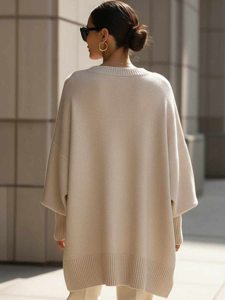 Maglione Poncho Oversize