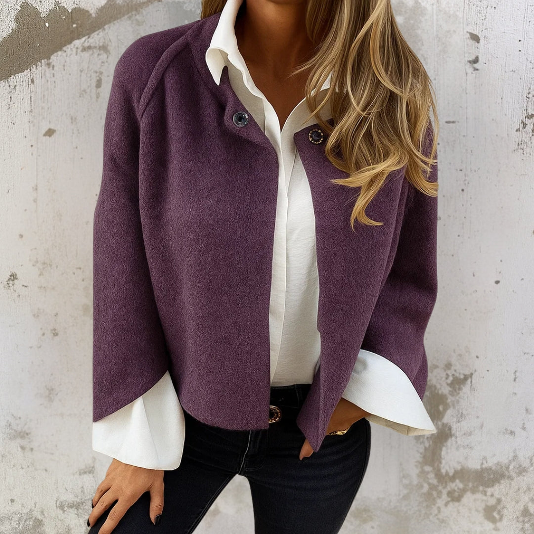 Judith™ | Elegante giacca corta in cashmere calda