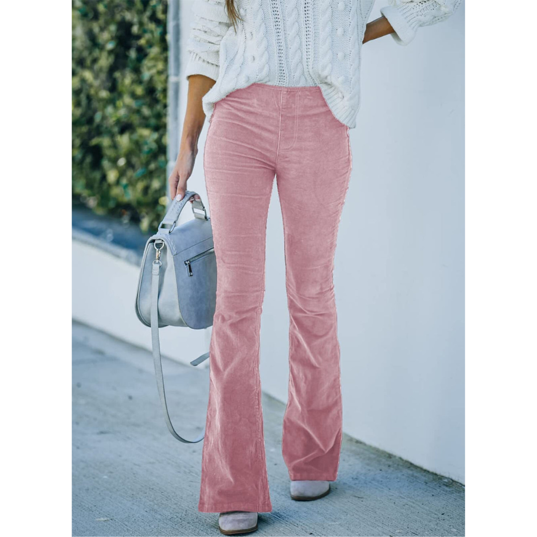 Chloe I Pantaloni Flare in Corduroy
