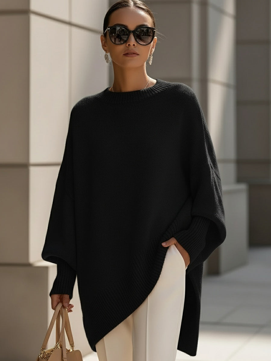 Maglione Poncho Oversize