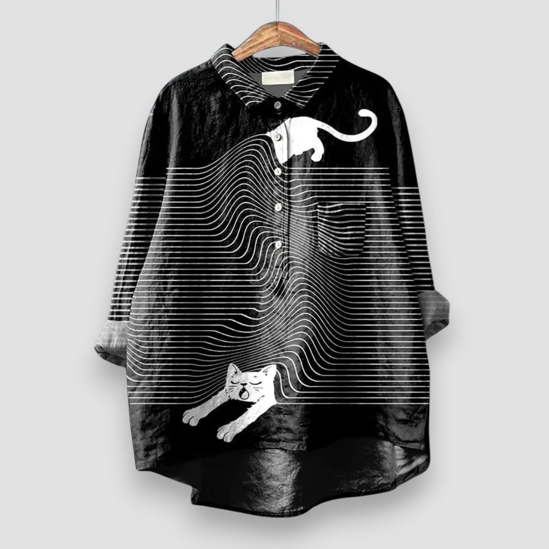 BEATRICE™|CAMICIA STAMPA CANINA