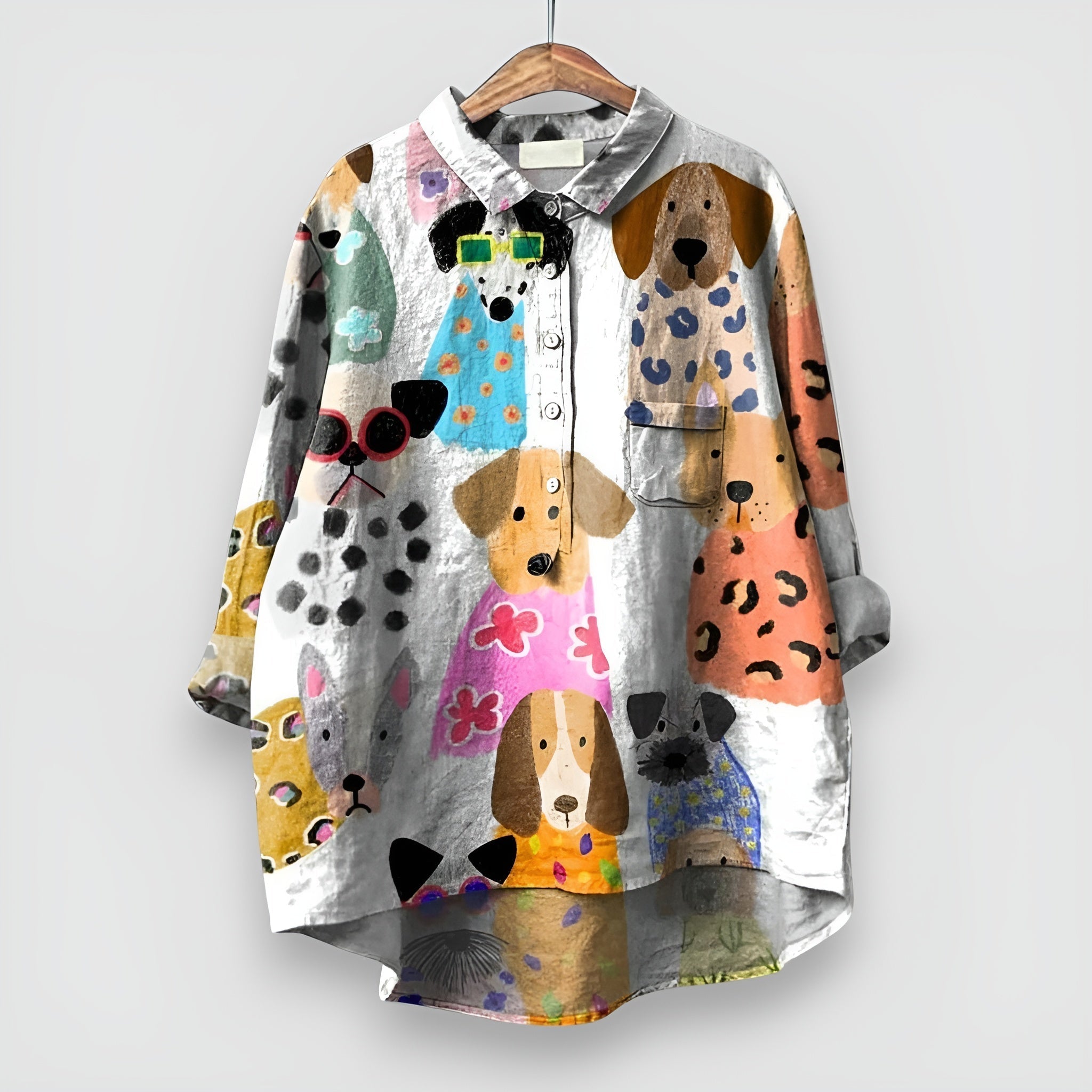 BEATRICE™|CAMICIA STAMPA CANINA