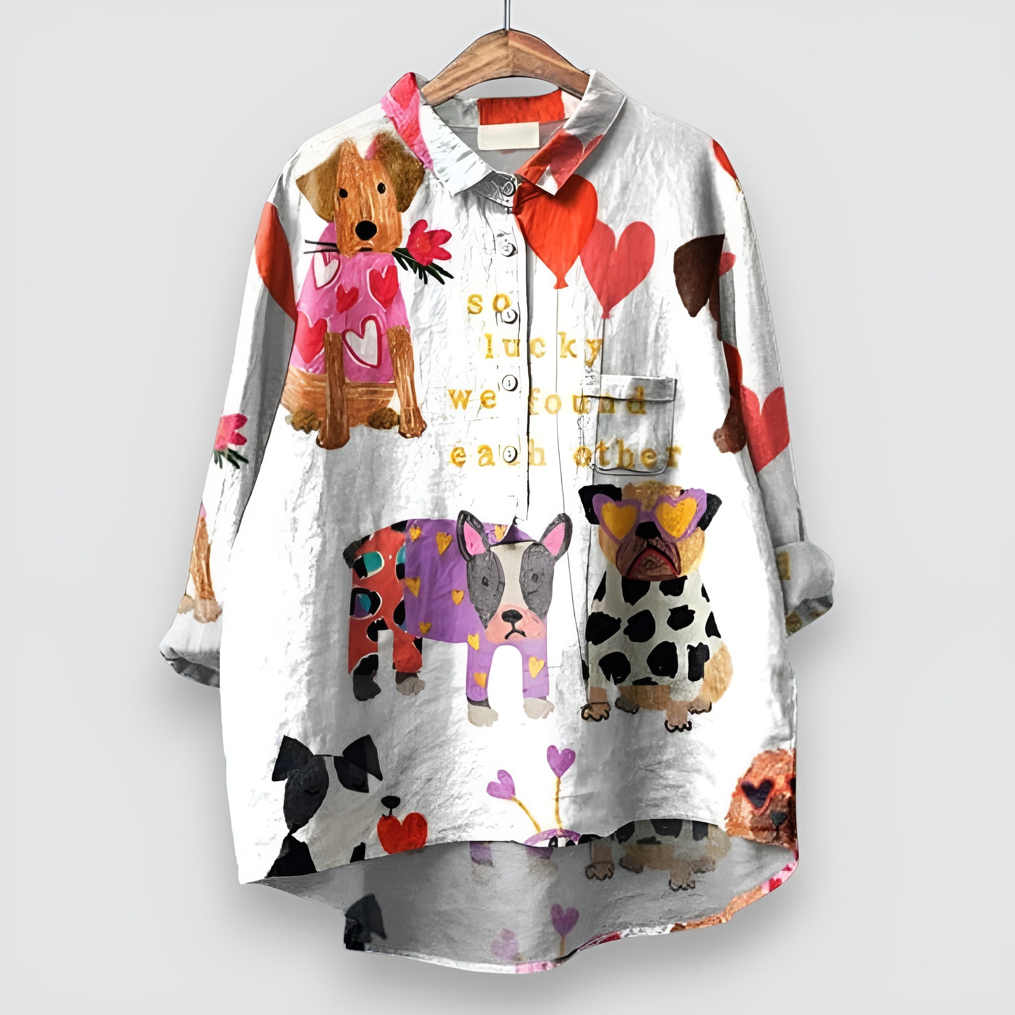 BEATRICE™|CAMICIA STAMPA CANINA