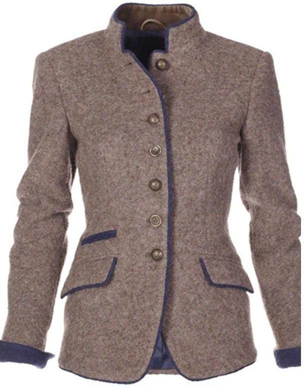 Valeria | Cardigan elegante con colletto alto