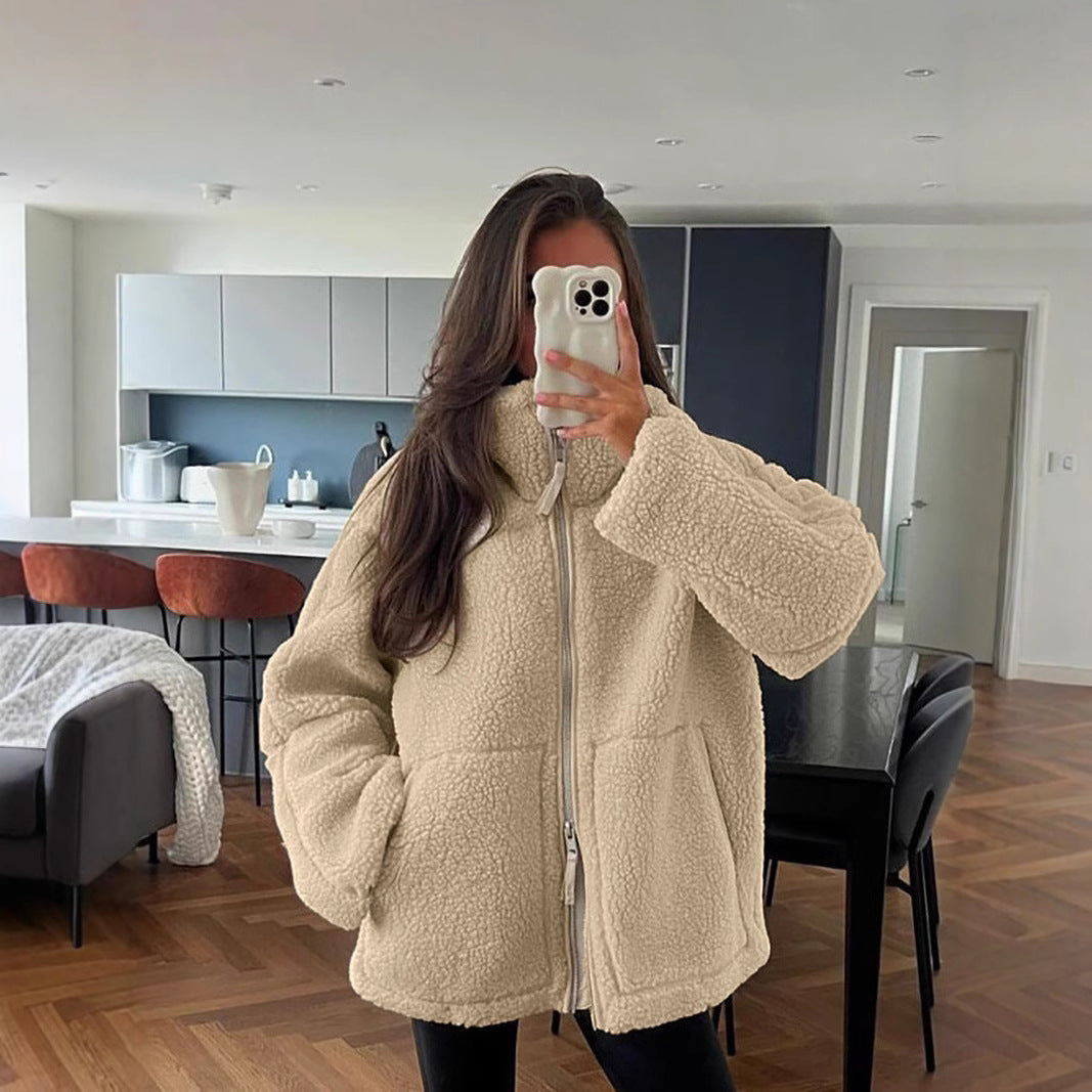KAJA – Cappotto in Morbido Teddy