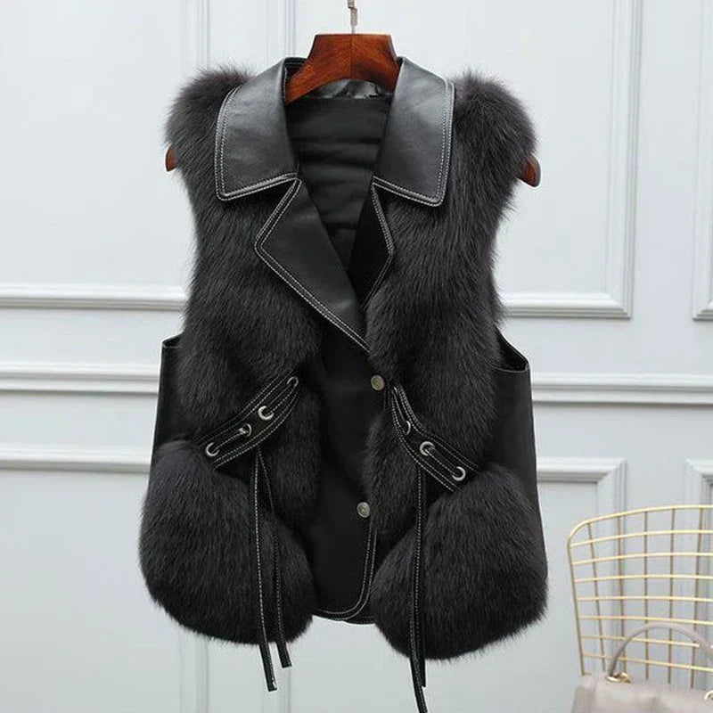 Milagros™ | Gilet elegante in pelle