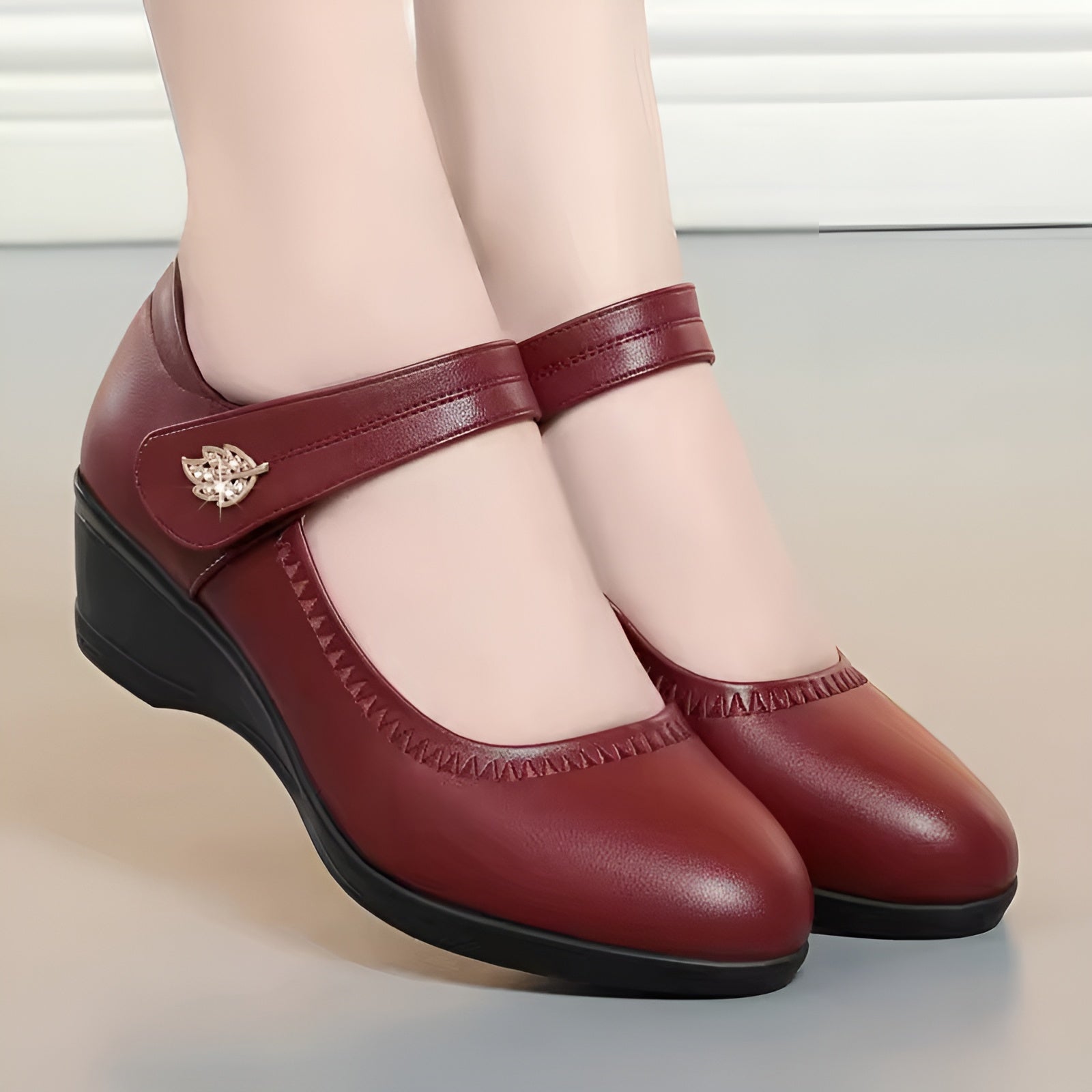 Élina-Rose™ | Scarpe Morbide in Pelle PU