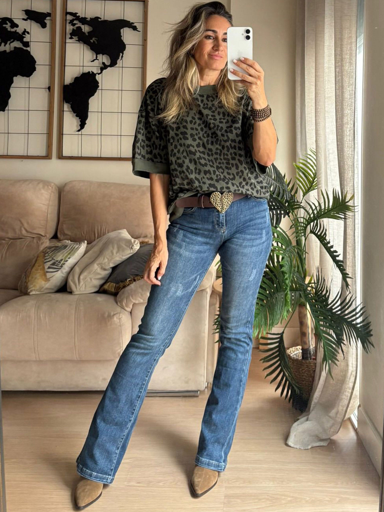 Giovanna – Pantalone Flared con Effetto Snellente e Comfort Stretch