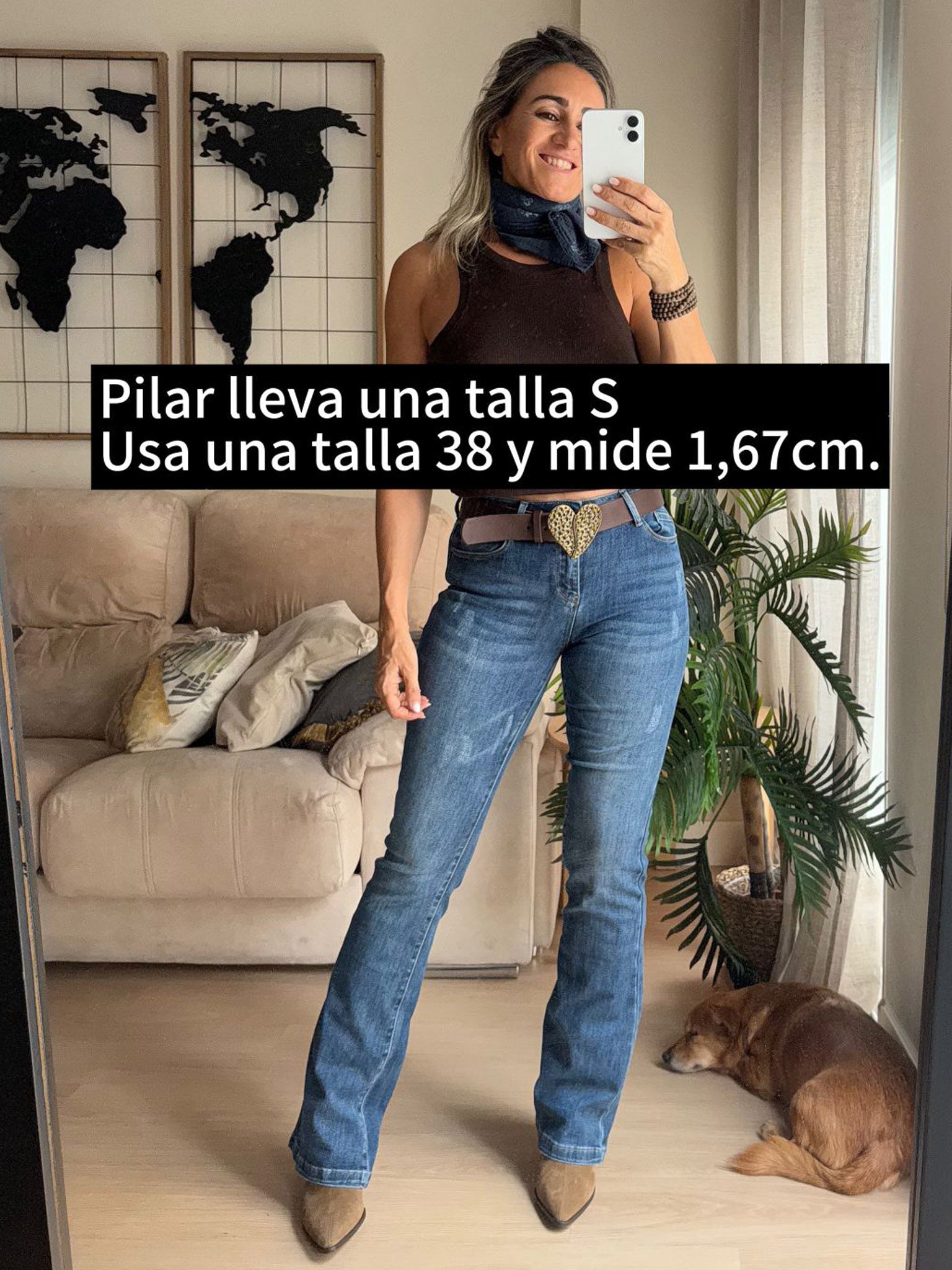 Giovanna – Pantalone Flared con Effetto Snellente e Comfort Stretch
