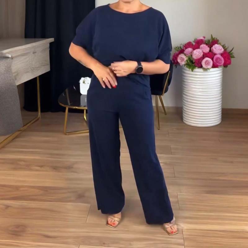 Serena – Completo Elegante 3 Pezzi con Cardigan Lungo, Top e Pantalone Ampio