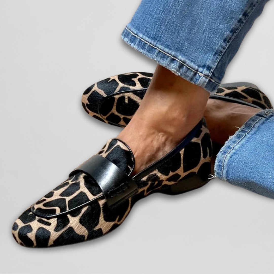 Nina – Mocassino Classico a Leopardo