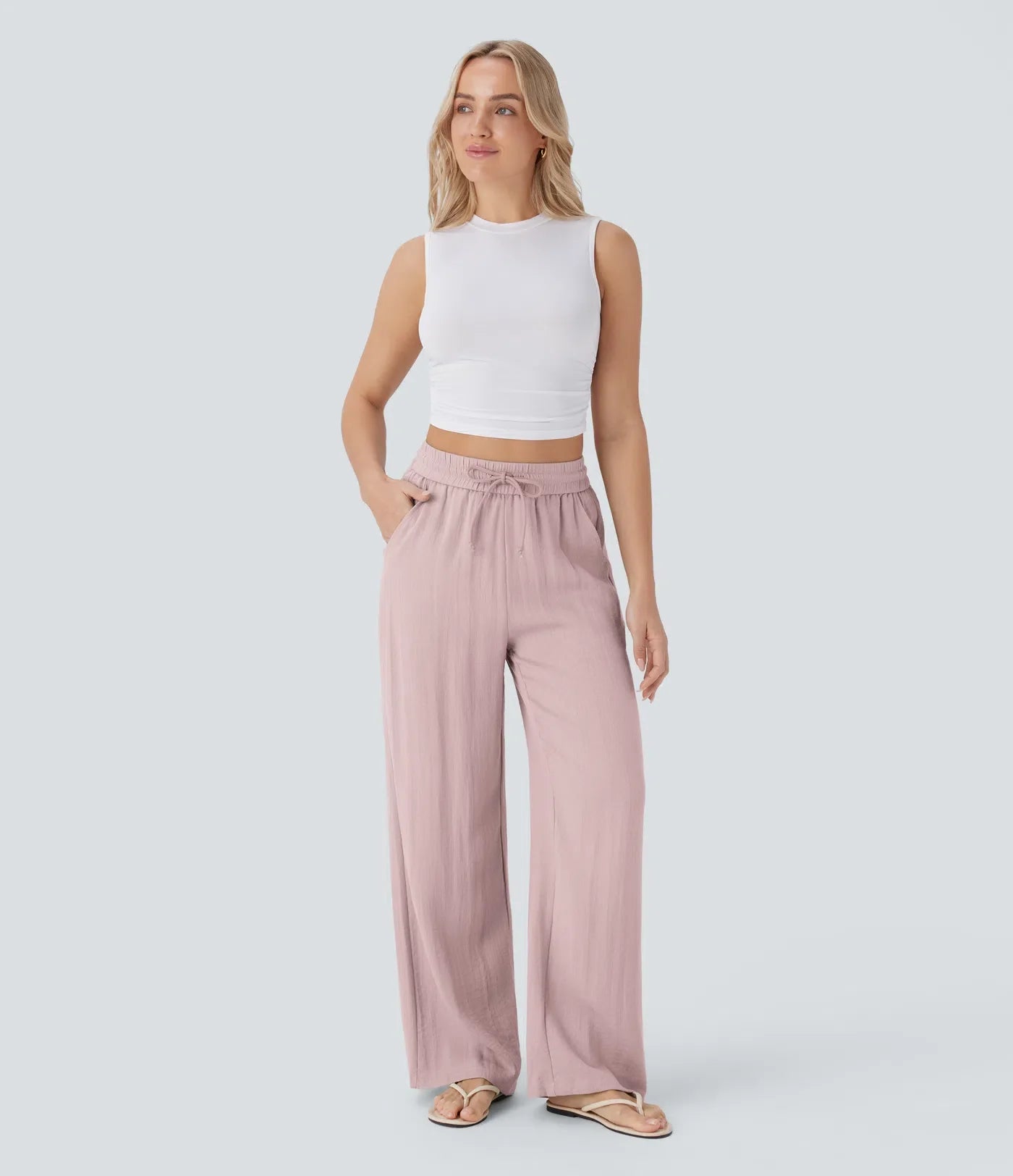 Lisa | Pantaloni in Lino Confortevoli e Leggeri con Pantaloni Eleganti