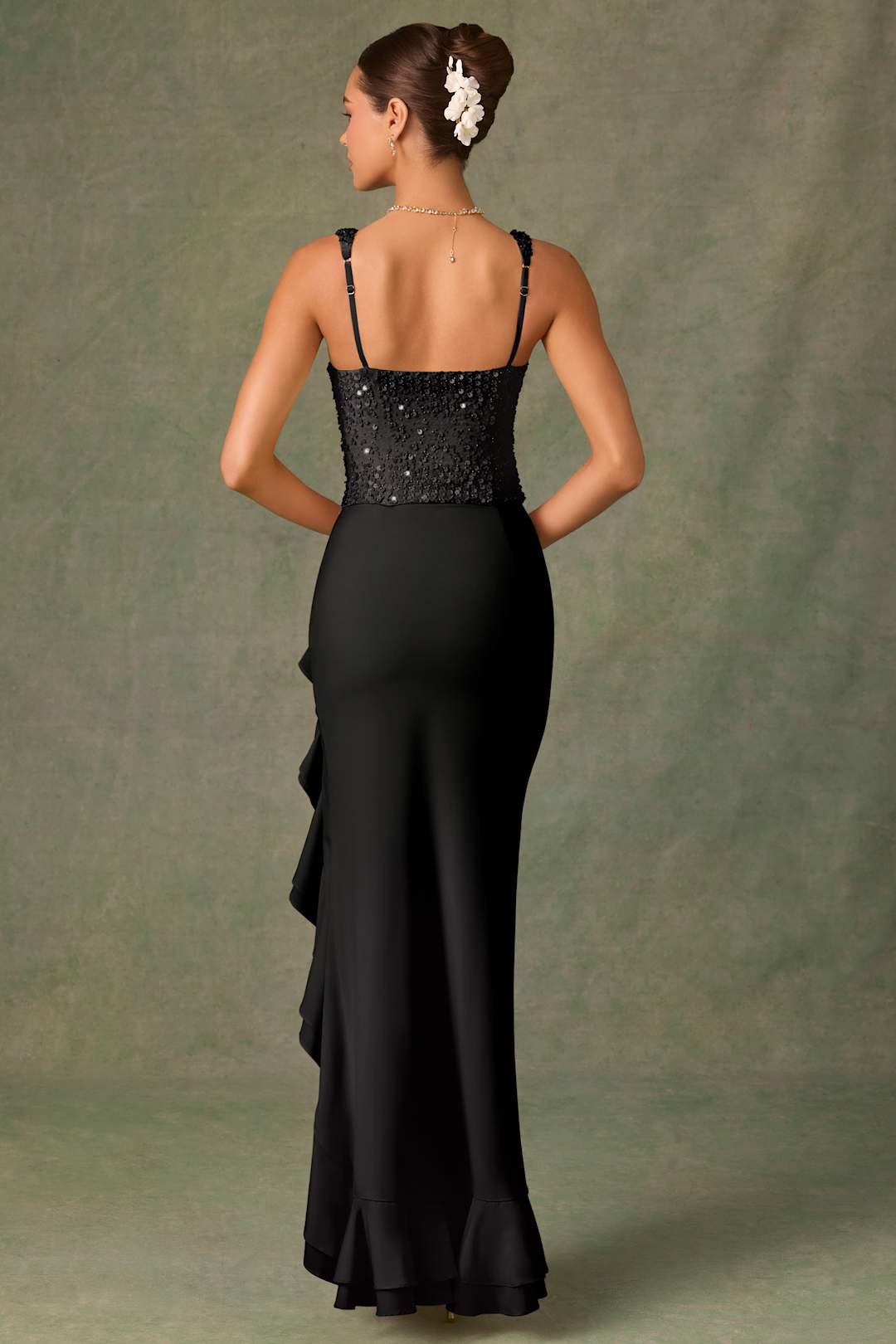 BELLA™ | Abito Corsetto In Satin Ricamato