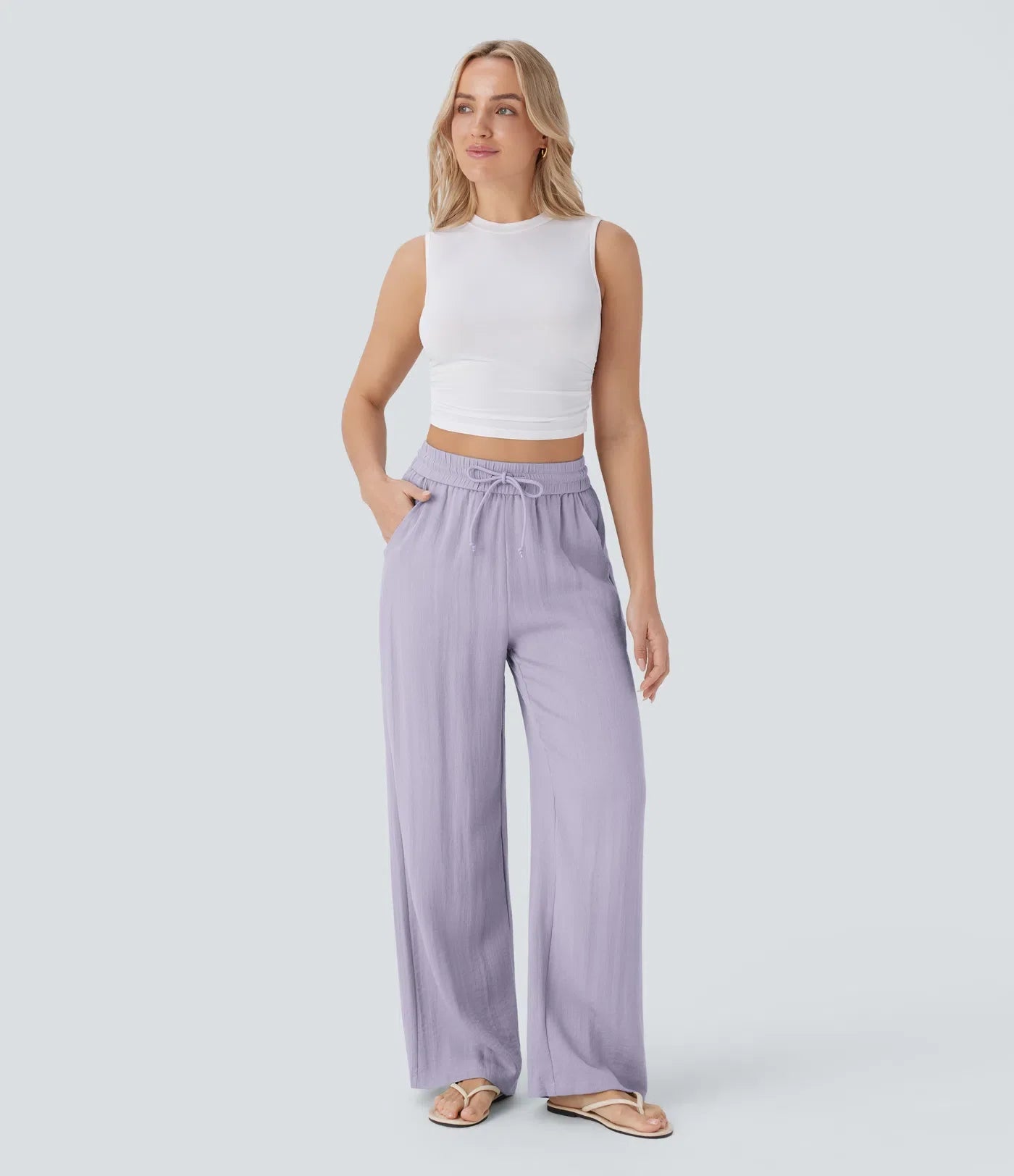Lisa | Pantaloni in Lino Confortevoli e Leggeri con Pantaloni Eleganti