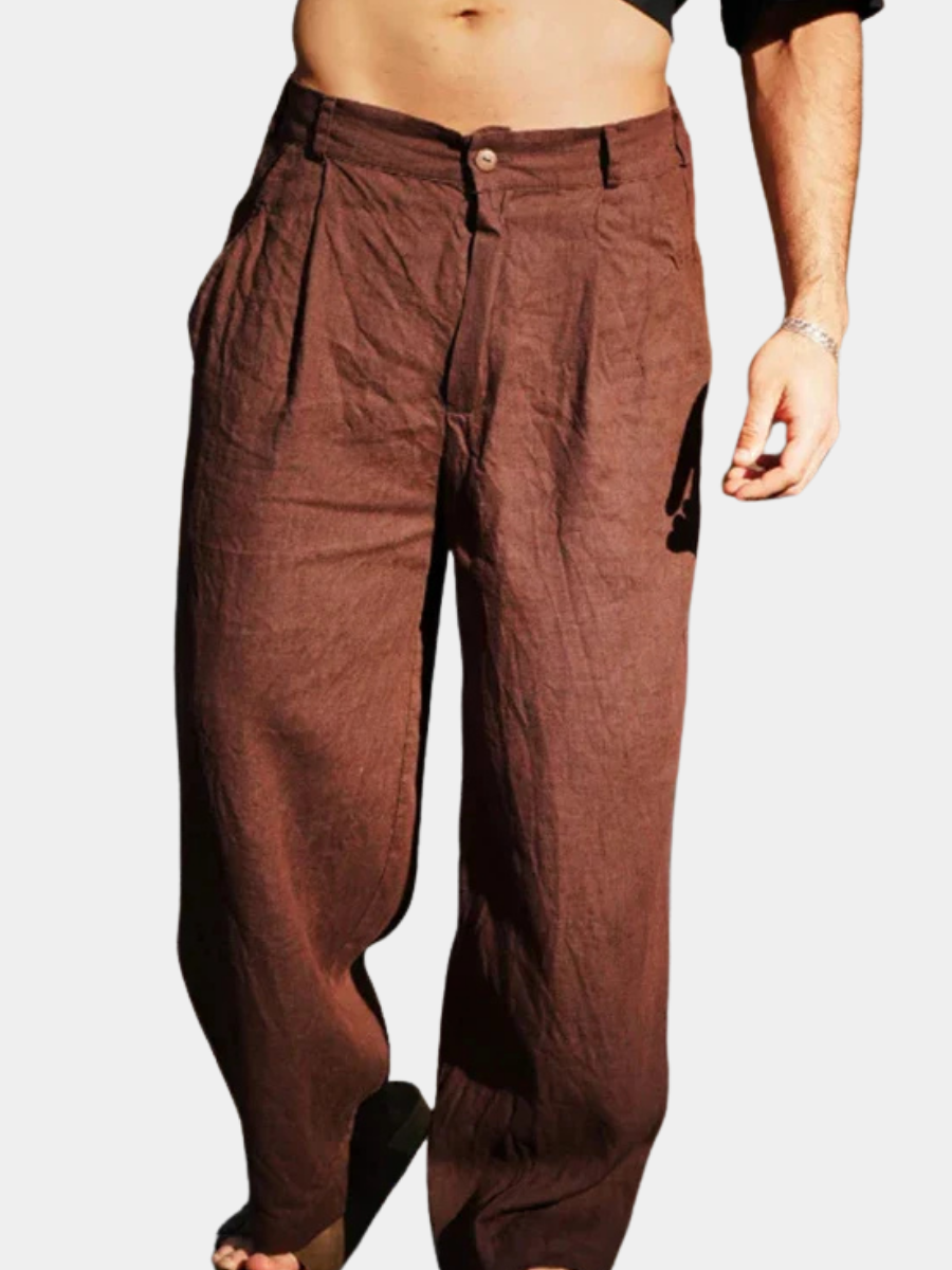 LUCIANO|PANTALONI ESTIVI AMPI