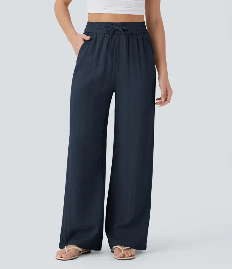Lisa | Pantaloni in Lino Confortevoli e Leggeri con Pantaloni Eleganti