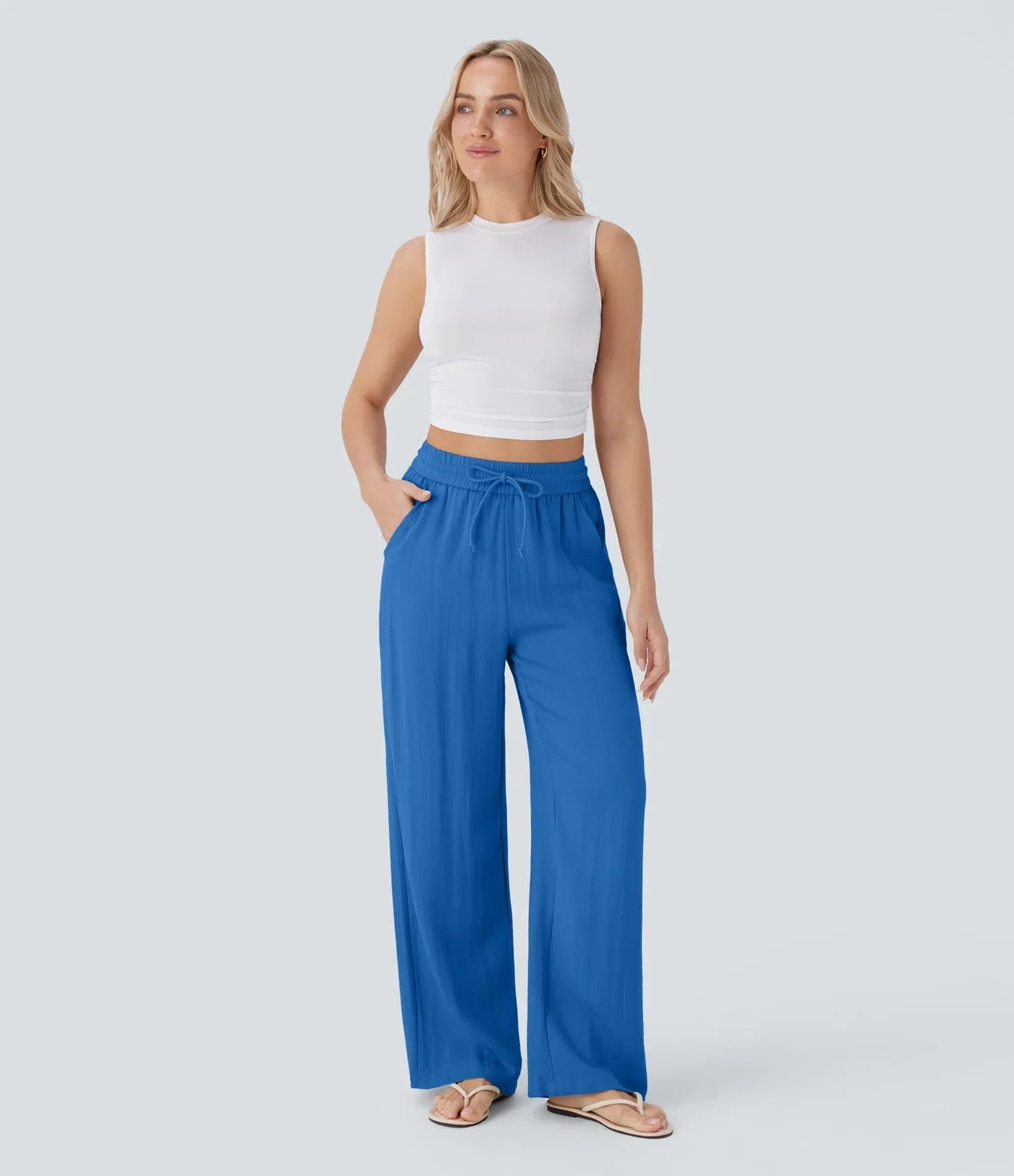 Lisa | Pantaloni in Lino Confortevoli e Leggeri con Pantaloni Eleganti