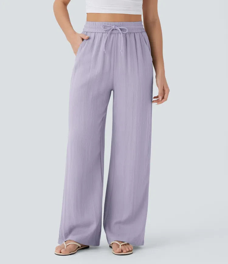 Lisa | Pantaloni in Lino Confortevoli e Leggeri con Pantaloni Eleganti