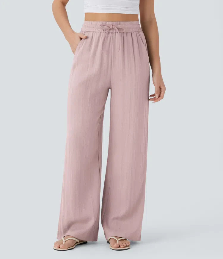 Lisa | Pantaloni in Lino Confortevoli e Leggeri con Pantaloni Eleganti
