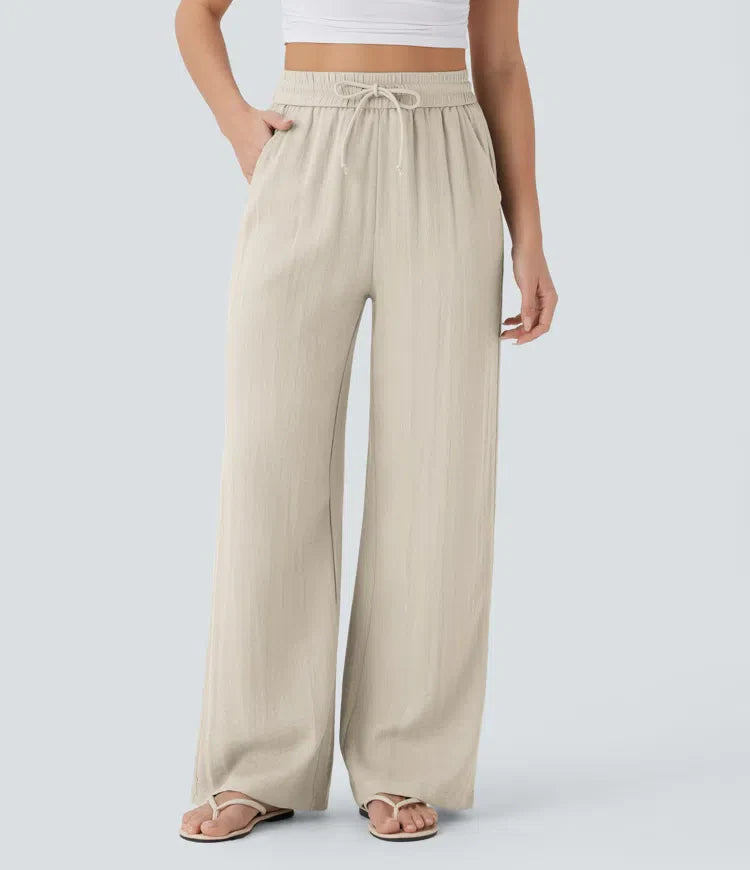 Lisa | Pantaloni in Lino Confortevoli e Leggeri con Pantaloni Eleganti