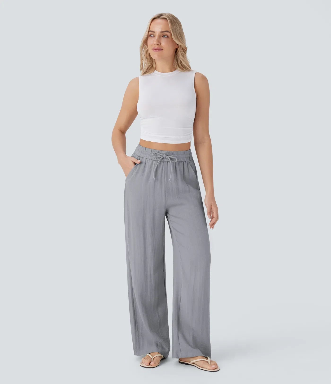 Lisa | Pantaloni in Lino Confortevoli e Leggeri con Pantaloni Eleganti