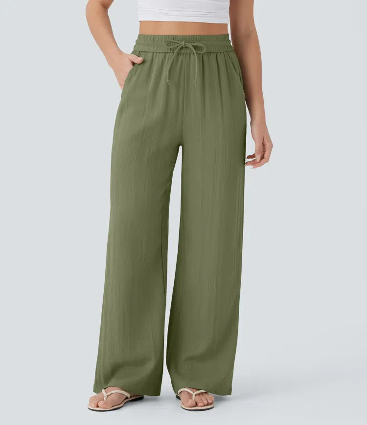 Lisa | Pantaloni in Lino Confortevoli e Leggeri con Pantaloni Eleganti