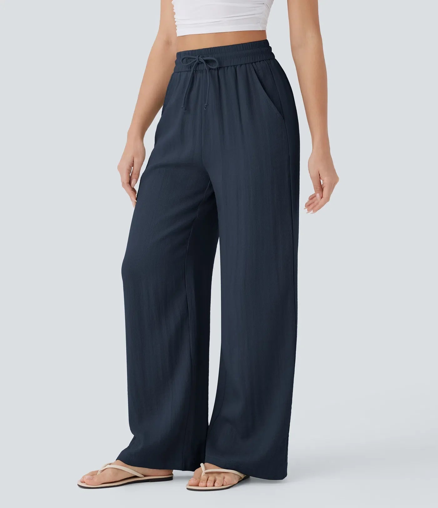 Lisa | Pantaloni in Lino Confortevoli e Leggeri con Pantaloni Eleganti