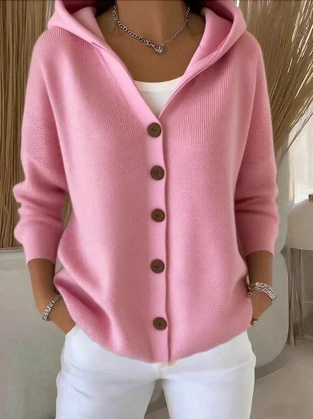 Felicia | Cardigan alla moda con cappuccio