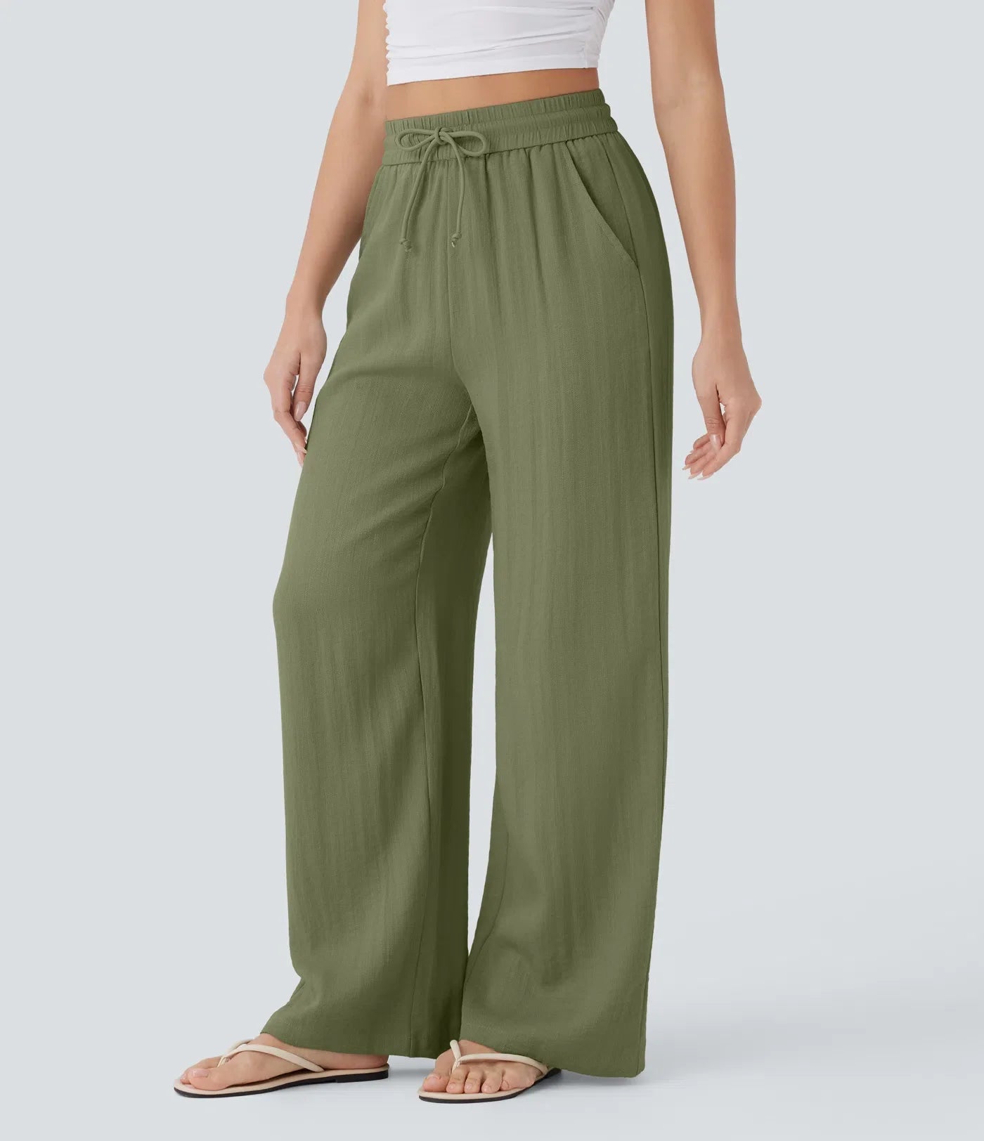 Lisa | Pantaloni in Lino Confortevoli e Leggeri con Pantaloni Eleganti