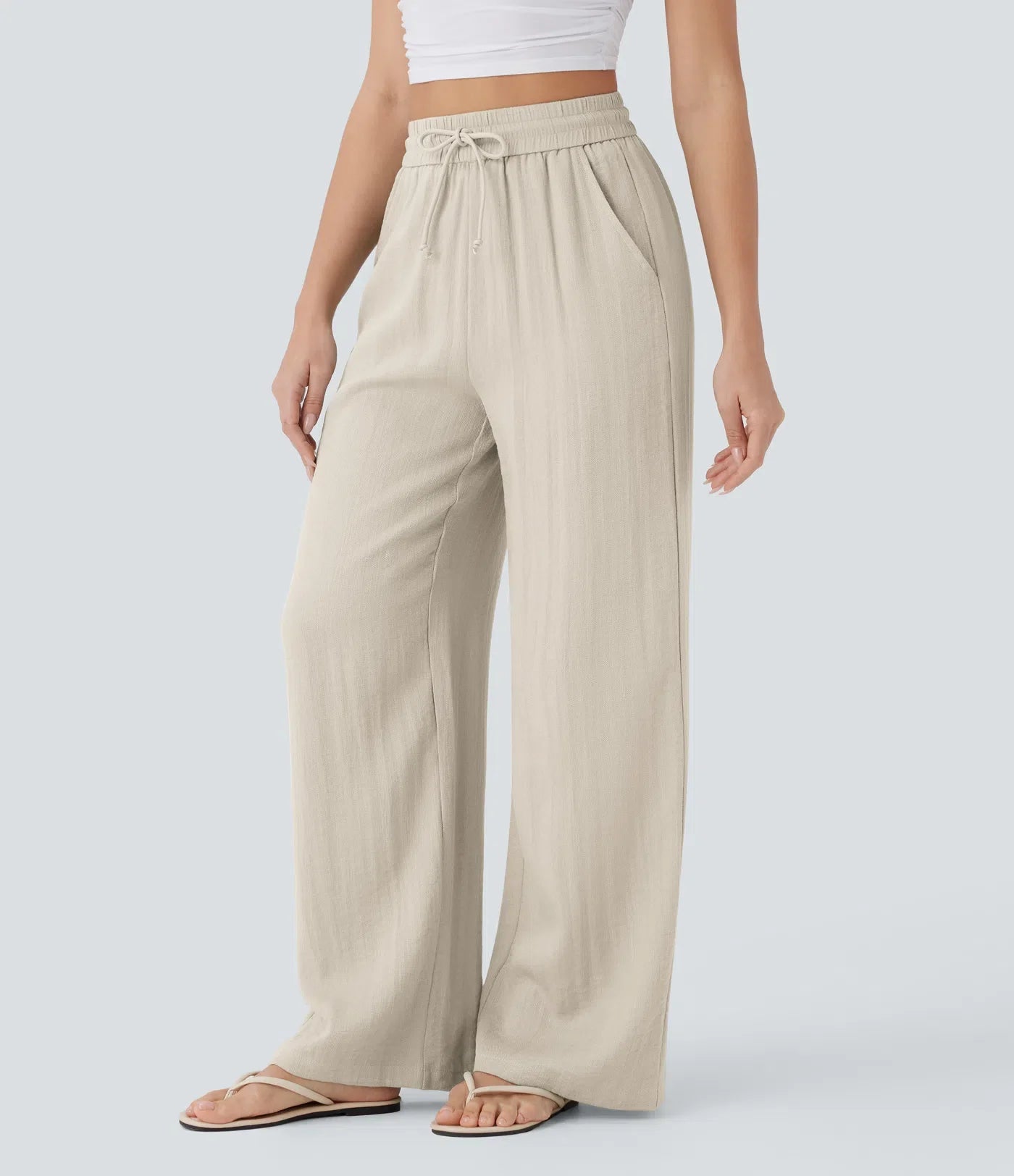Lisa | Pantaloni in Lino Confortevoli e Leggeri con Pantaloni Eleganti
