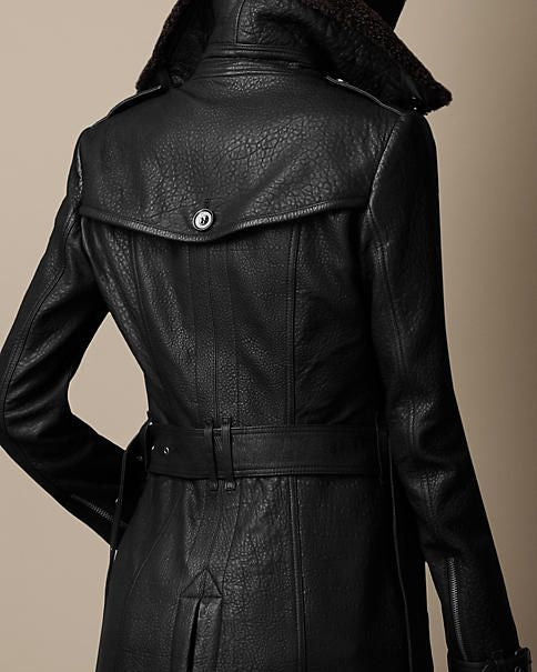 ELINA - Cappotto In Pelle Foderato