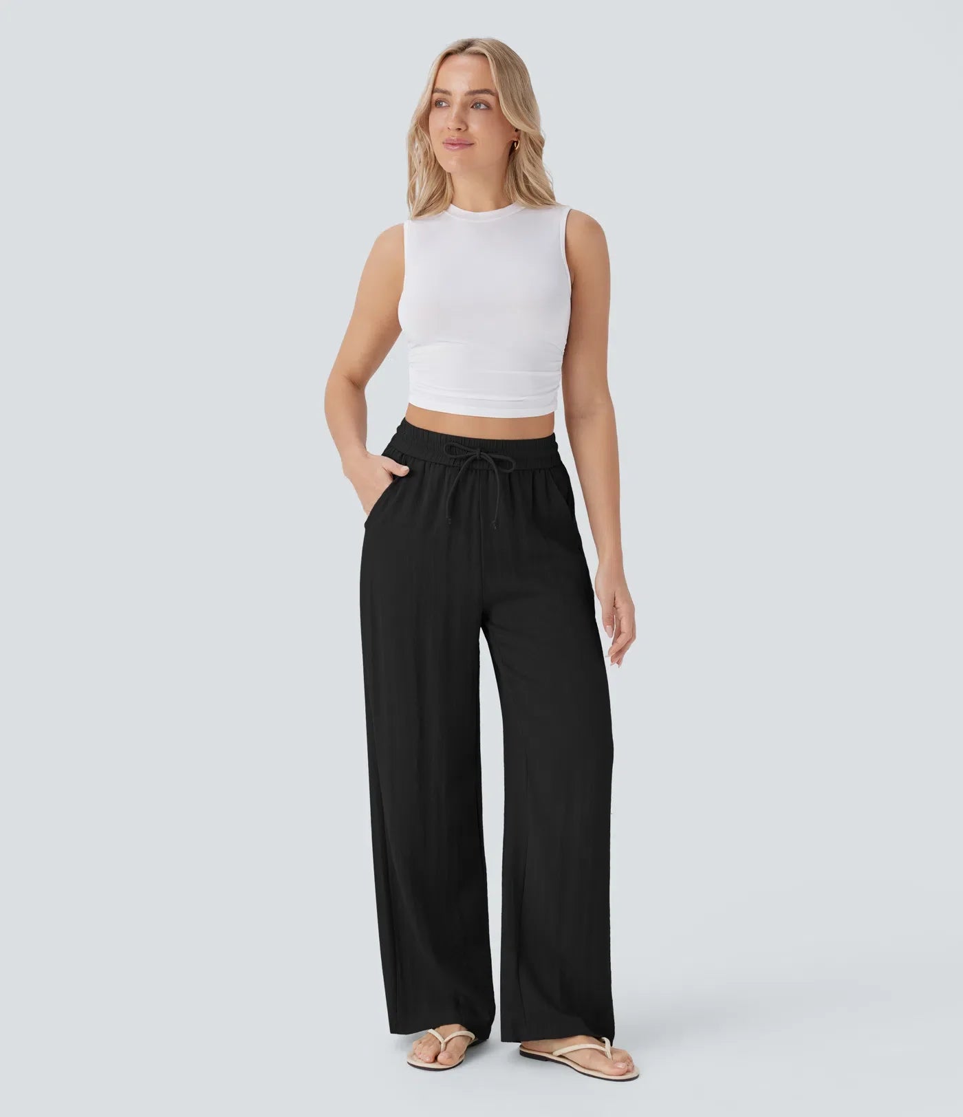 Lisa | Pantaloni in Lino Confortevoli e Leggeri con Pantaloni Eleganti