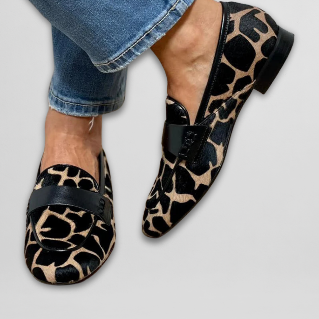Nina – Mocassino Classico a Leopardo