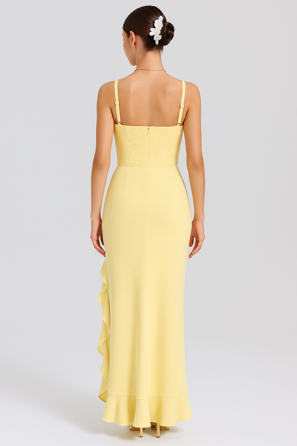 BELLA™ | Abito Corsetto In Satin Ricamato