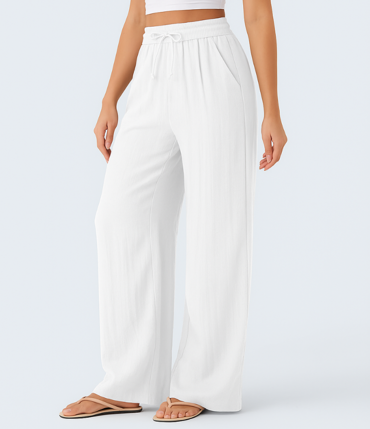 Lisa | Pantaloni in Lino Confortevoli e Leggeri con Pantaloni Eleganti