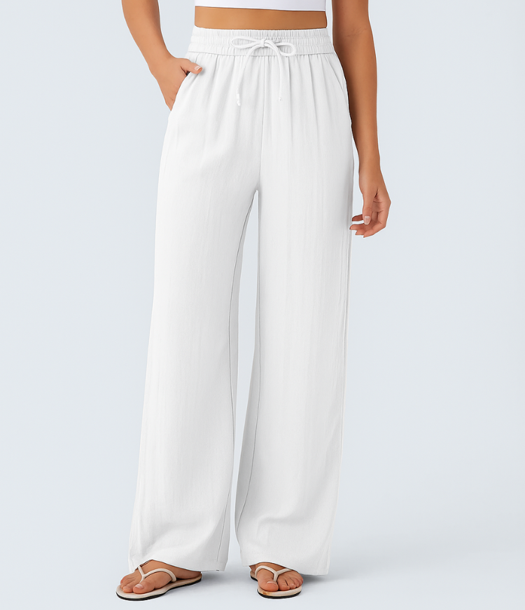 Lisa | Pantaloni in Lino Confortevoli e Leggeri con Pantaloni Eleganti
