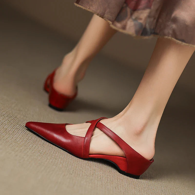 Mule in Vera Pelle Helene