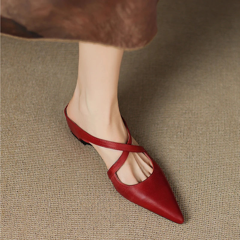Mule in Vera Pelle Helene