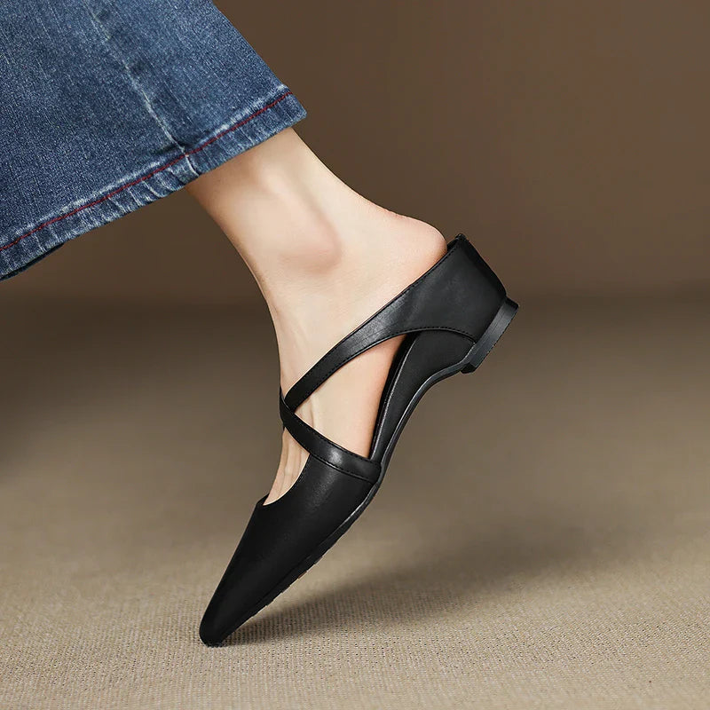 Mule in Vera Pelle Helene