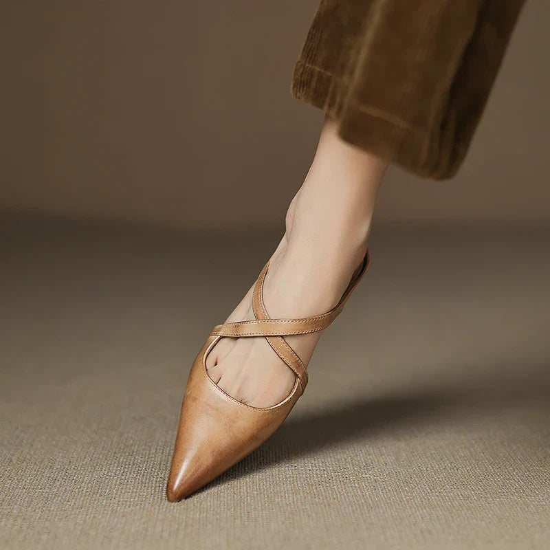Mule in Vera Pelle Helene