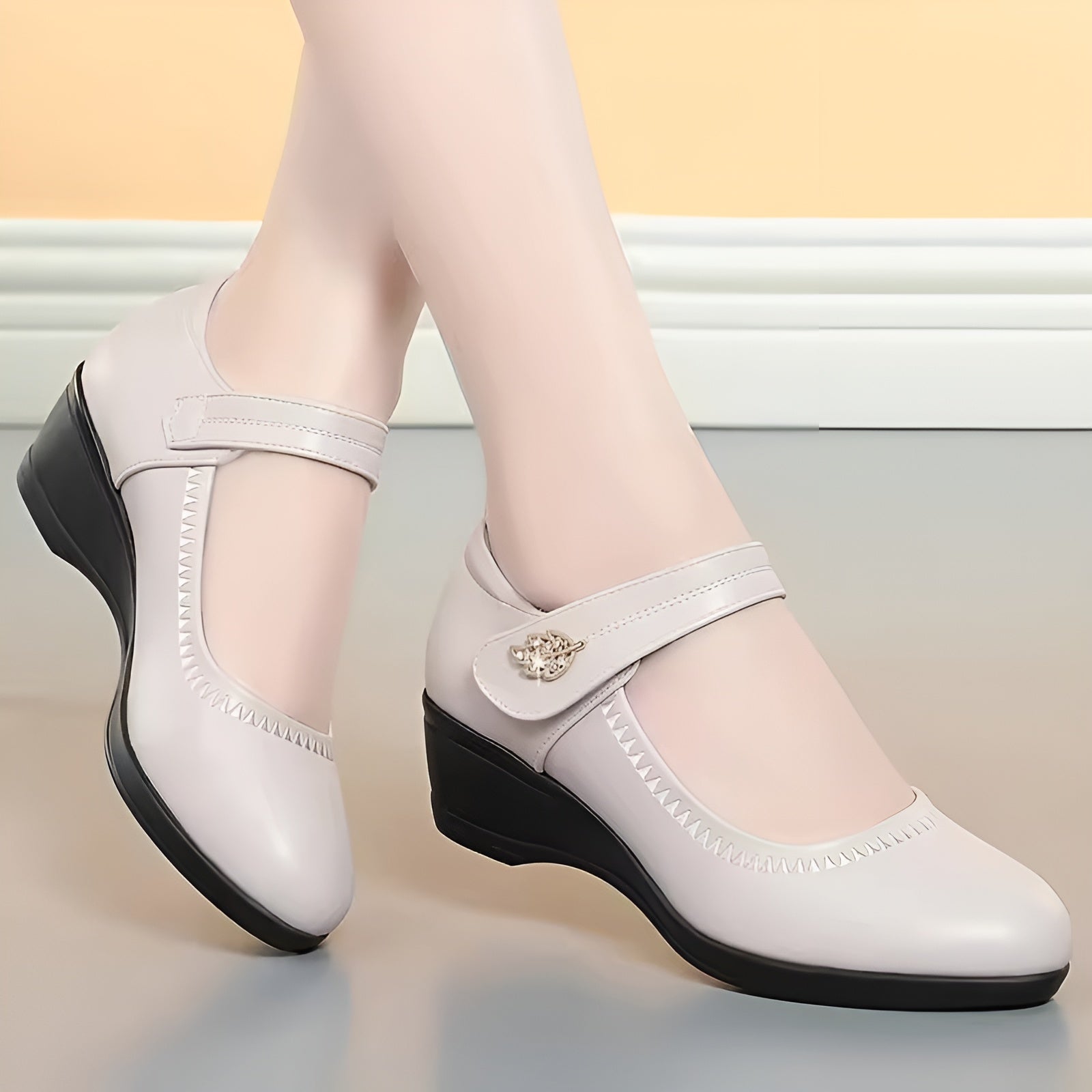 Élina-Rose™ | Scarpe Morbide in Pelle PU