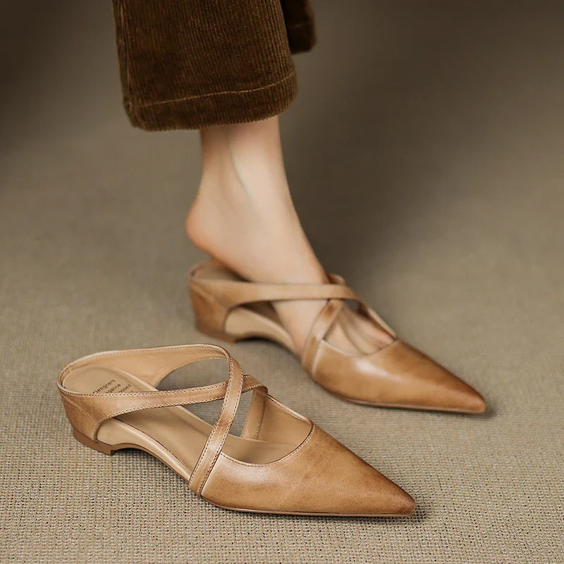 Mule in Vera Pelle Helene
