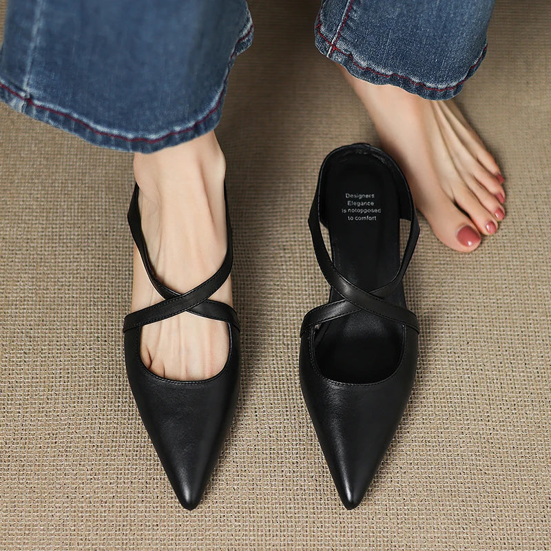 Mule in Vera Pelle Helene