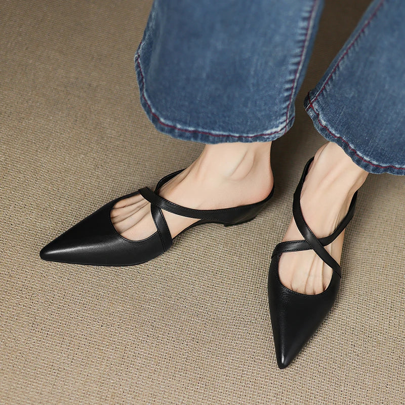 Mule in Vera Pelle Helene