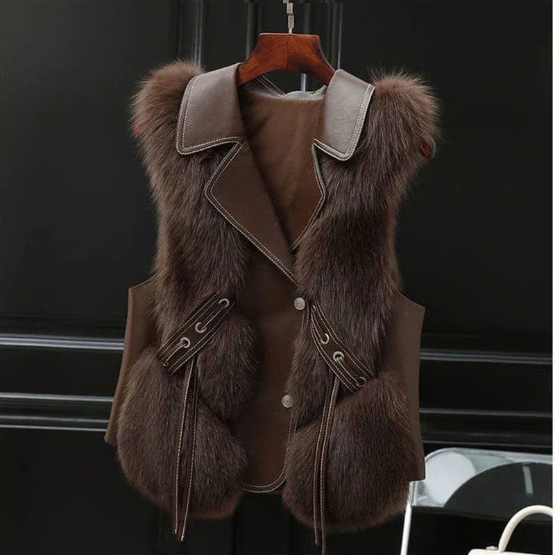 Milagros™ | Gilet elegante in pelle