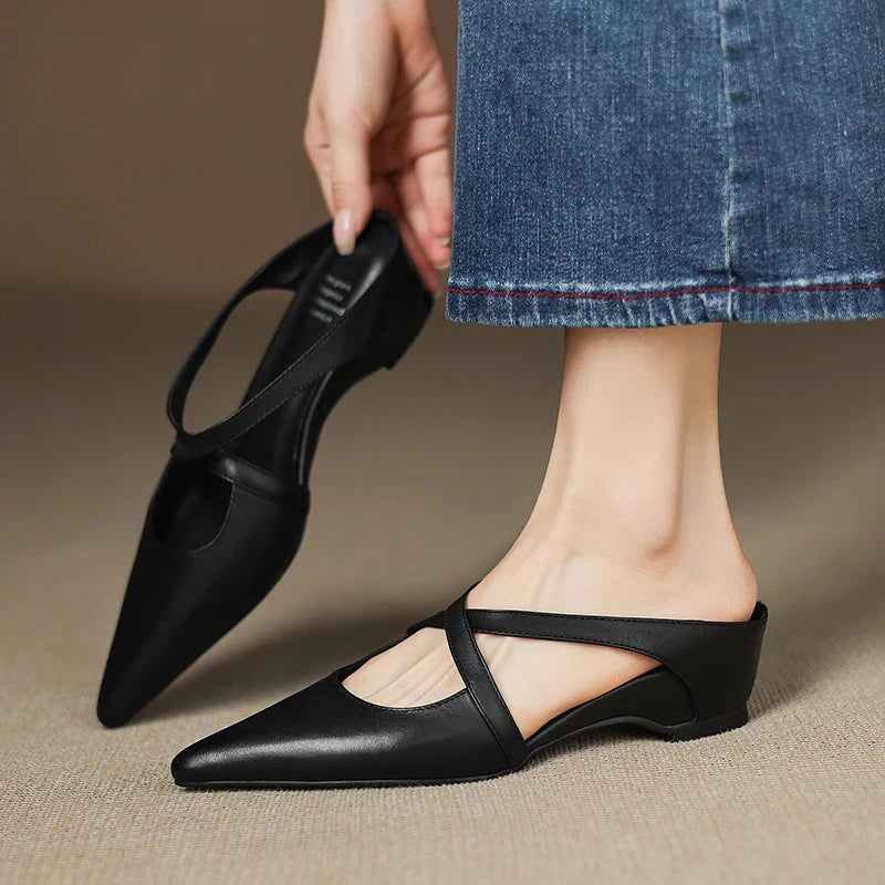 Mule in Vera Pelle Helene