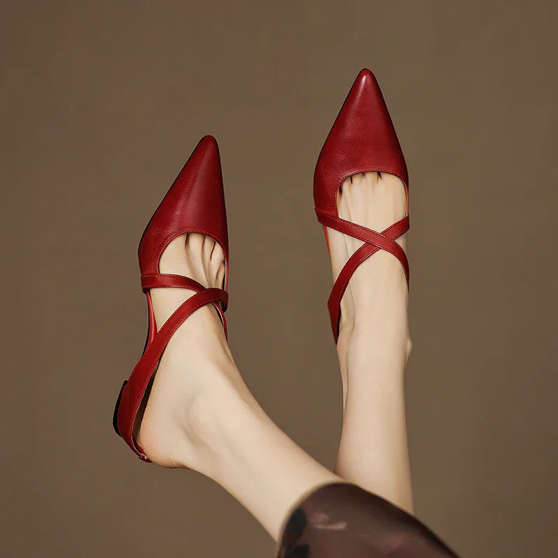 Mule in Vera Pelle Helene