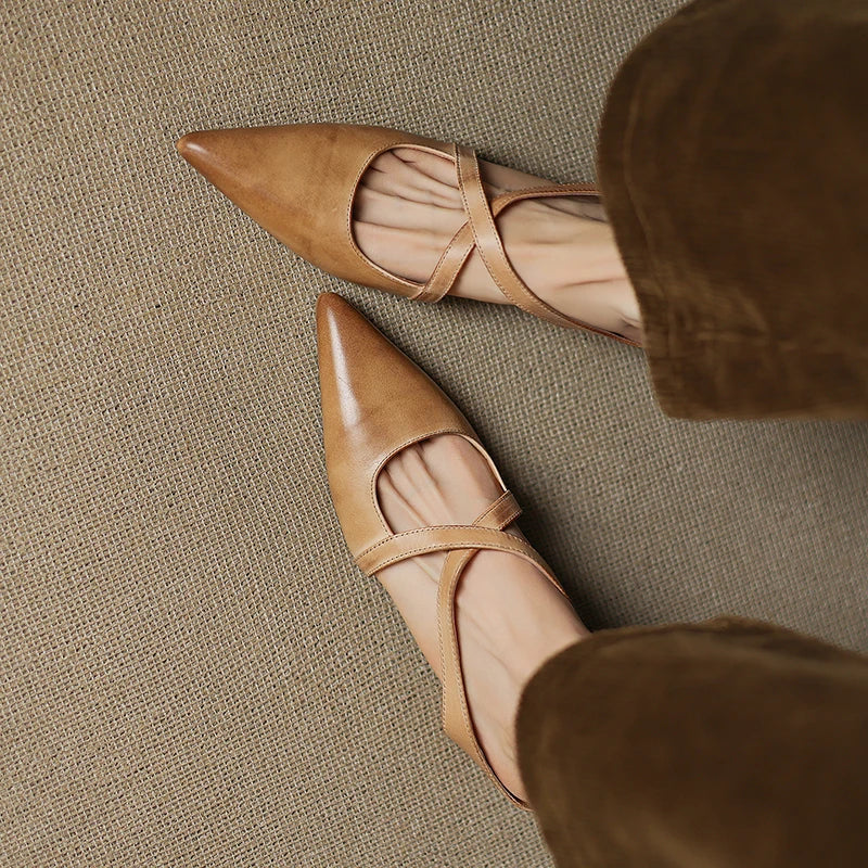 Mule in Vera Pelle Helene