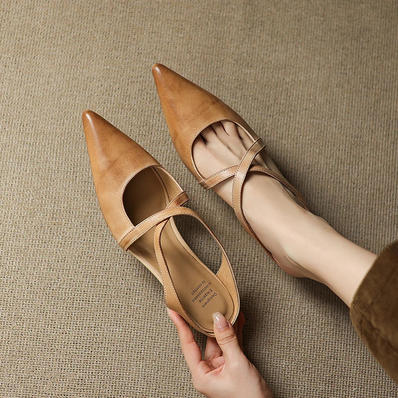 Mule in Vera Pelle Helene