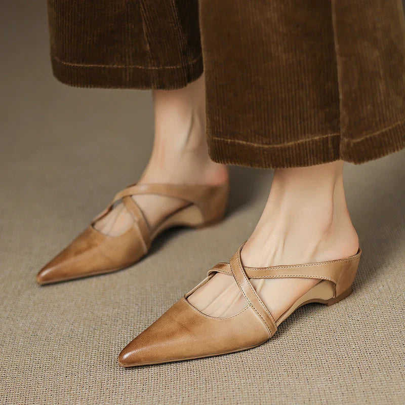 Mule in Vera Pelle Helene